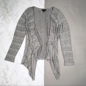 Forever 21 Marbled Draped Front Sweater